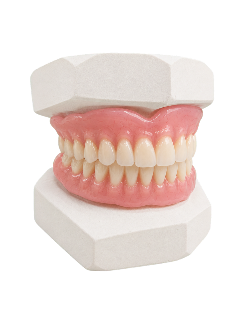 Prótesis dental completa de precisión